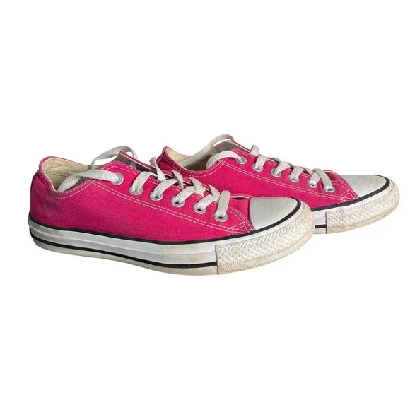 Converse Chuck Taylor All Star Low Top Pink Canvas Sneakers Women 7 144806F - Picture 4 of 8